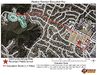 thumbnail of sample evacuation map